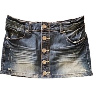 Vintage Y2K Almost Famous Micro Mini Skirt Altered (Fits like a 29" Waist /US 8)